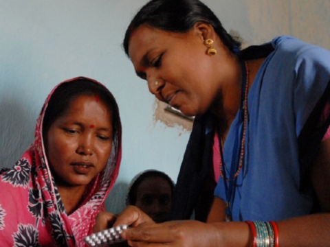 Women in maternal health care program